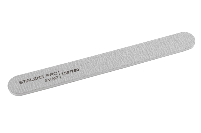 Пилка минеральная прямая STALEKS PRO SMART 150/180 грит NFB-21/10 (Пилка для натуральных и искуственных ногтей)
